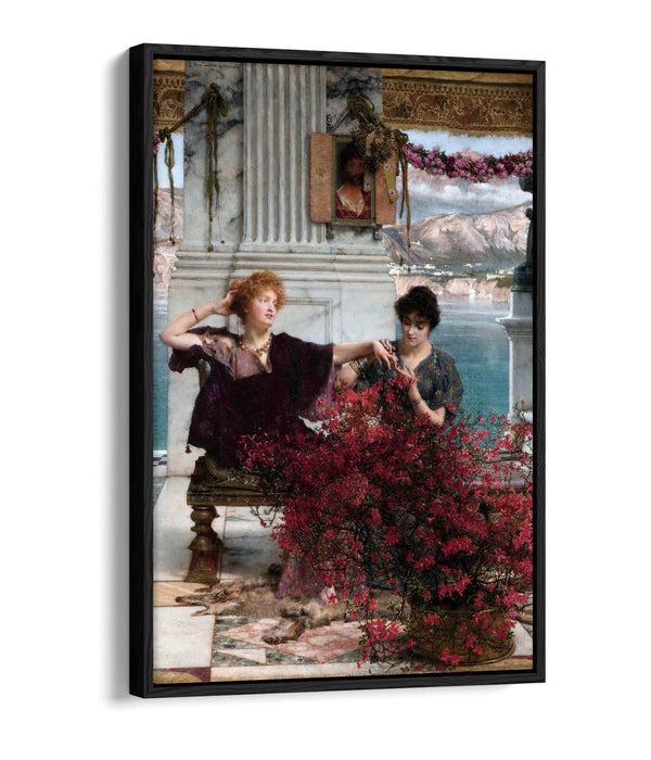 Canvas Wall Art Print - Lawrence Alma Tadema Love's Jewelled Fetter Float Effect