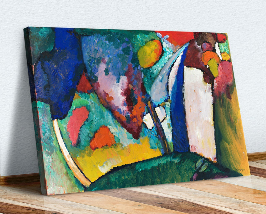 Canvas Wall Art Print - Wassily Kandinsky Abstract Painting on Archival Grade Canvas