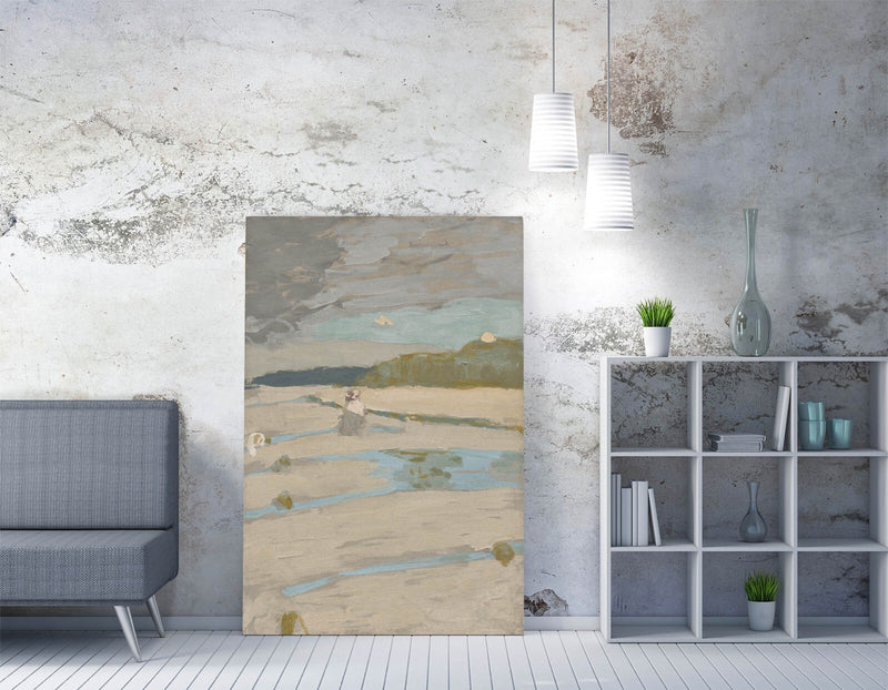 Canvas Wall Art – Edouard Vuillard Beach At Saint-Jacut | Handmade Premium Print