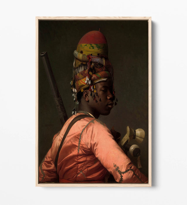 JEAN-LEON GEROME, BASHI BAZOUK -FLOAT EFFECT CANVAS WALL ART PRINT
