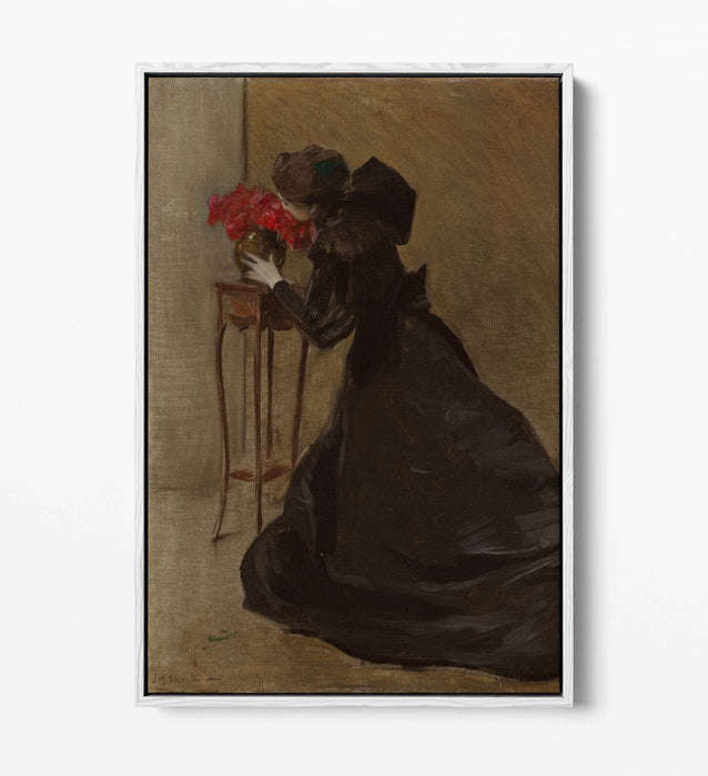 JOHN WHITE ALEXANDER, BRONZE BOWL -FLOAT EFFECT CANVAS WALL ART PRINT
