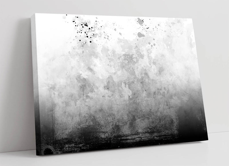 Canvas Wall Art - Abstract Black White Art | Framed Canvas Print Ready To Hang