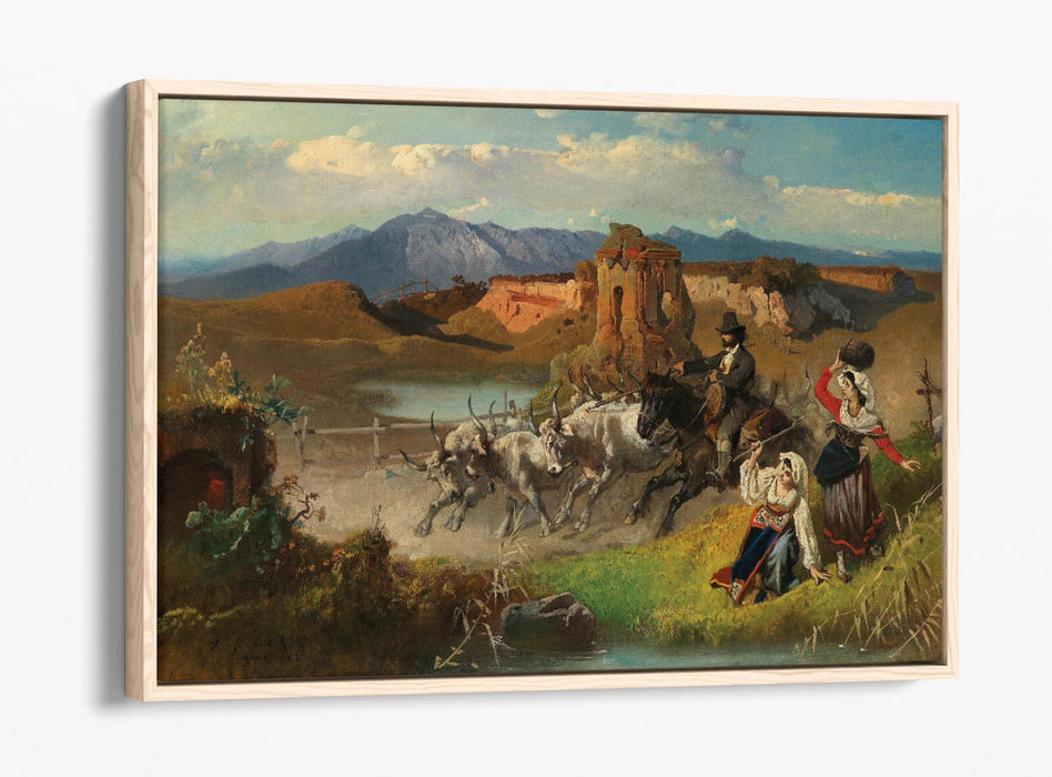 Float Effect Canvas Art - Premium Handmade Wall Decor With Custom Deep Frame