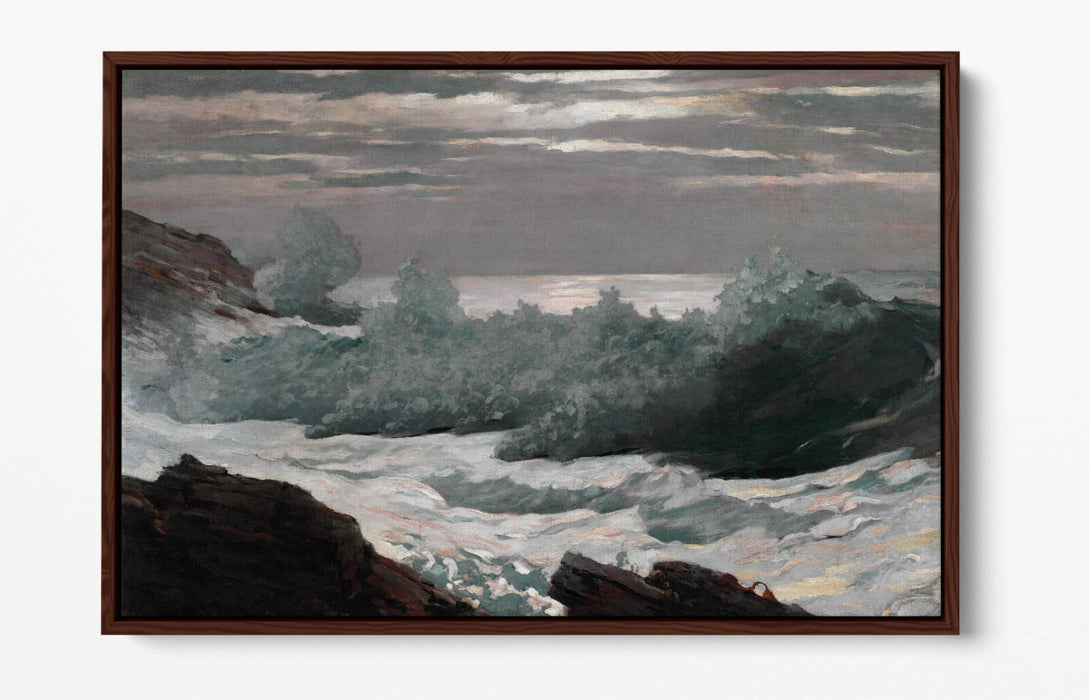 Float Effect Canvas Art - Winslow Homer Early Morning After Storm At Sea Print