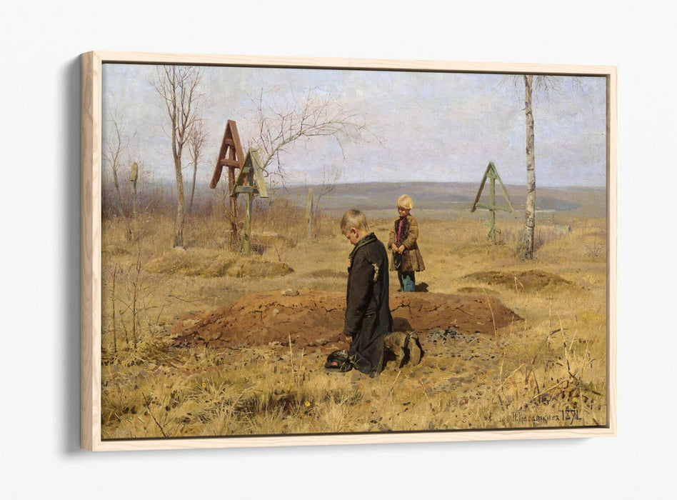 NIKOLAY KASATKIN, ORPHANED -FLOAT EFFECT CANVAS WALL ART PIC PRINT