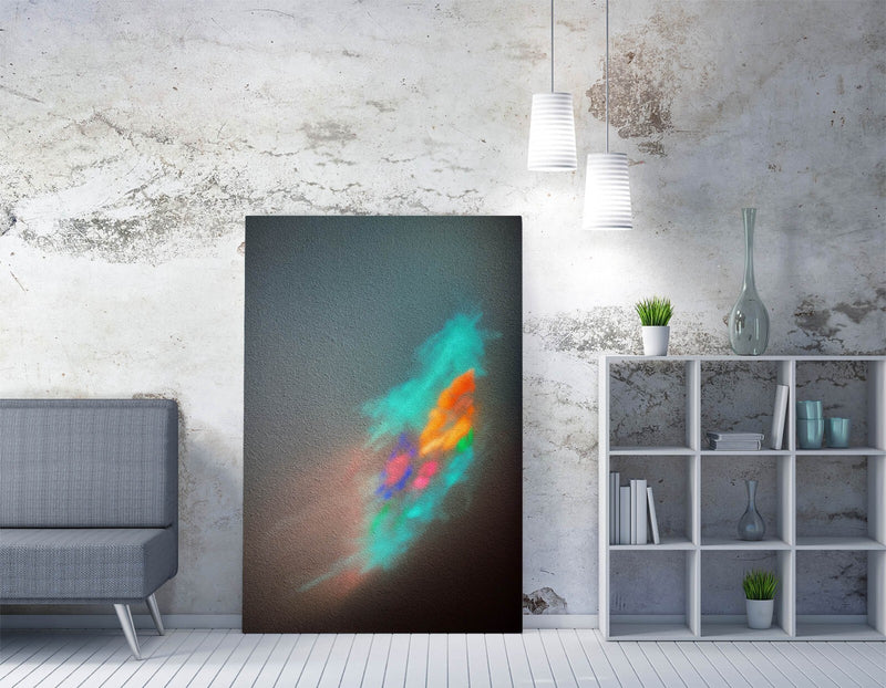 Galaxy Canvas Art - Colorful Abstract Wall Art Print | Handmade UK Canvas Decor