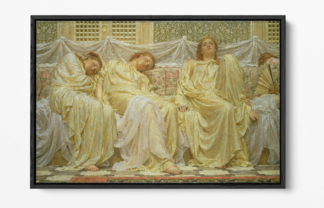 ALBERT JOSEPH MOORE, DREAMERS -FLOAT EFFECT CANVAS WALL ART PIC PRINT