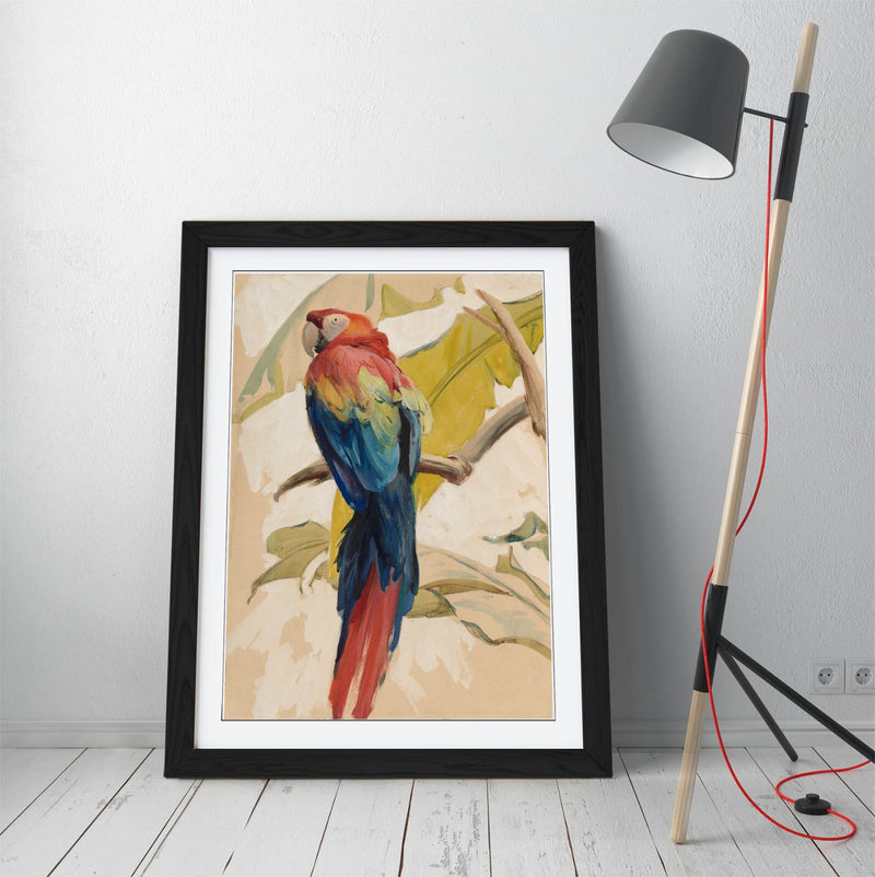 Framed Wall Art Poster - Henry Keller, Old Grumpy – Handmade Matte Paper Print