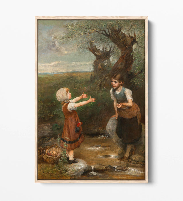 EMIL KEYSER, ASSISTANCE -FLOAT EFFECT CANVAS ART PRINT