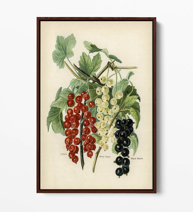 Canvas Art Print - Vintage Black Naples Float Effect Handmade Wall Art UK