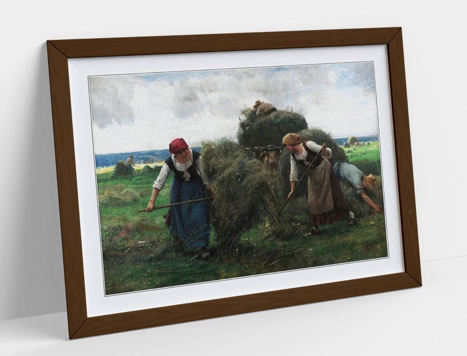 Framed Wall Art – Julien Dupre Haymaking Painting Print | UK Handmade Frame