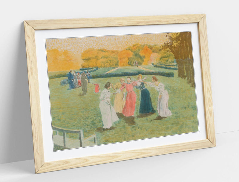 Framed Wall Art - Alexandre Lunois Blind Man's Buff Print | Matte Paper Poster
