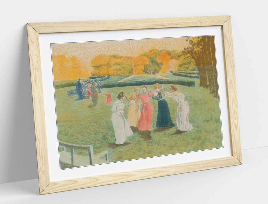 Framed Wall Art - Alexandre Lunois Blind Man's Buff Print | Matte Paper Poster