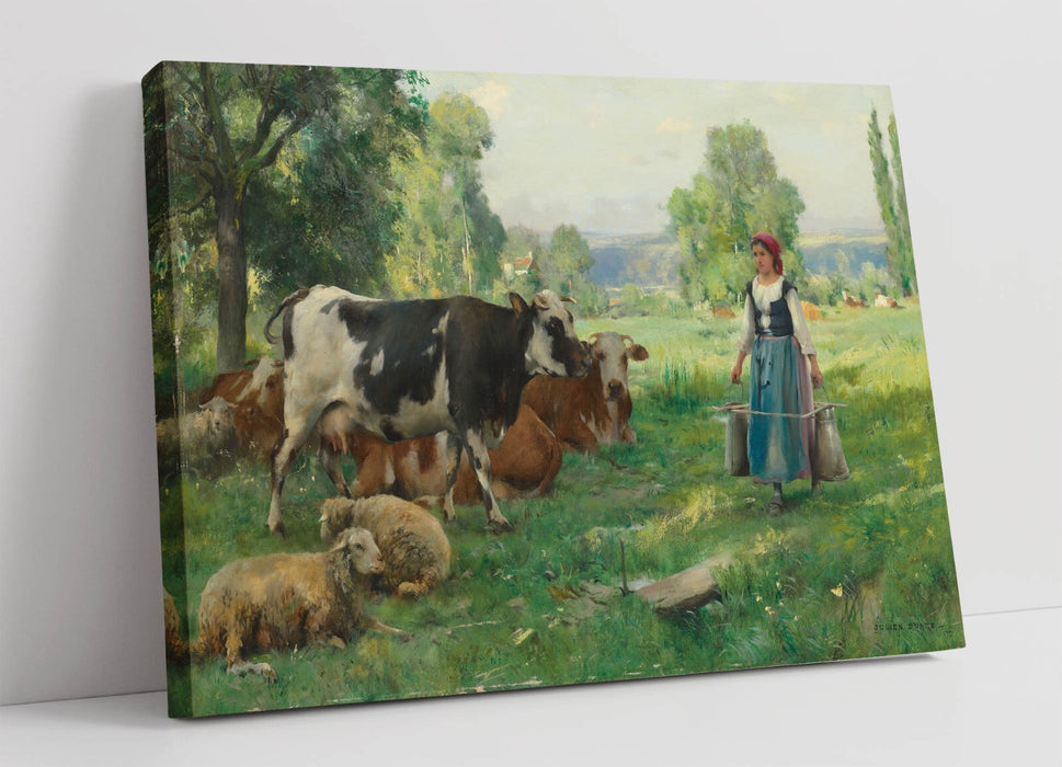 Canvas Wall Art – Julien Dupre Pasture Painting | Handmade Archival Grade Canvas Print