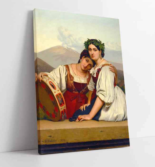 Canvas Wall Art – Guillaume Bodinier Young Napolitaines Handmade Print on Archival Grade Canvas