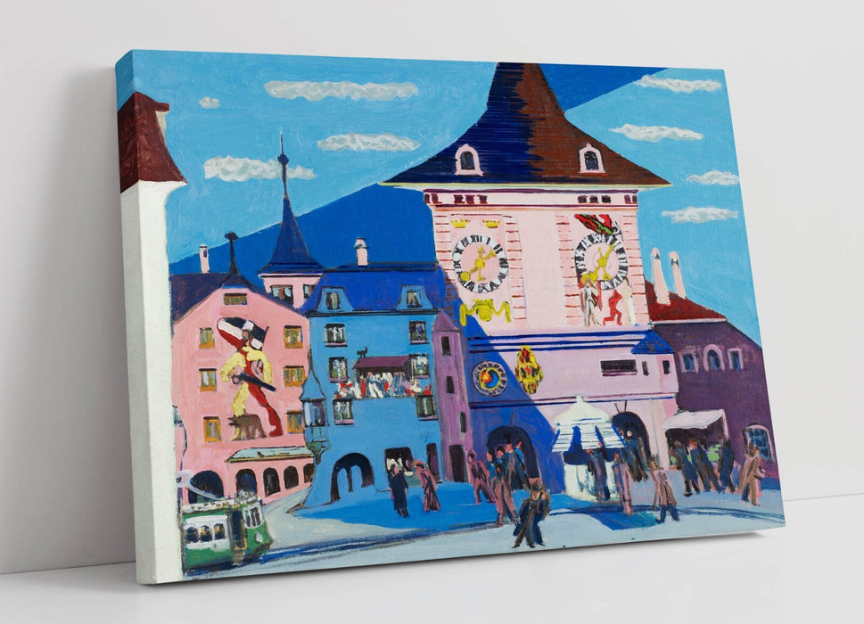 Canvas Wall Art – Ernst Ludwig Kirchner Bern With Belltower Premium Print