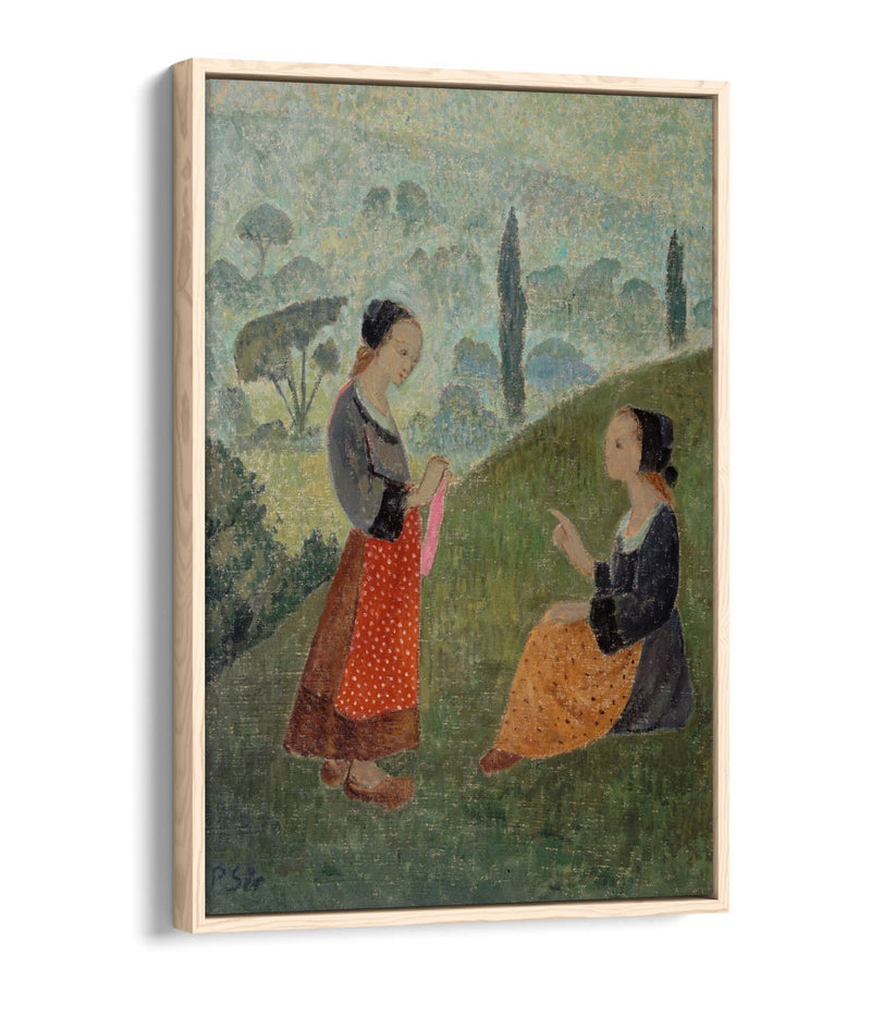 Float Effect Canvas Art - Paul Serusier Morning Mists Painting on MDF Frame