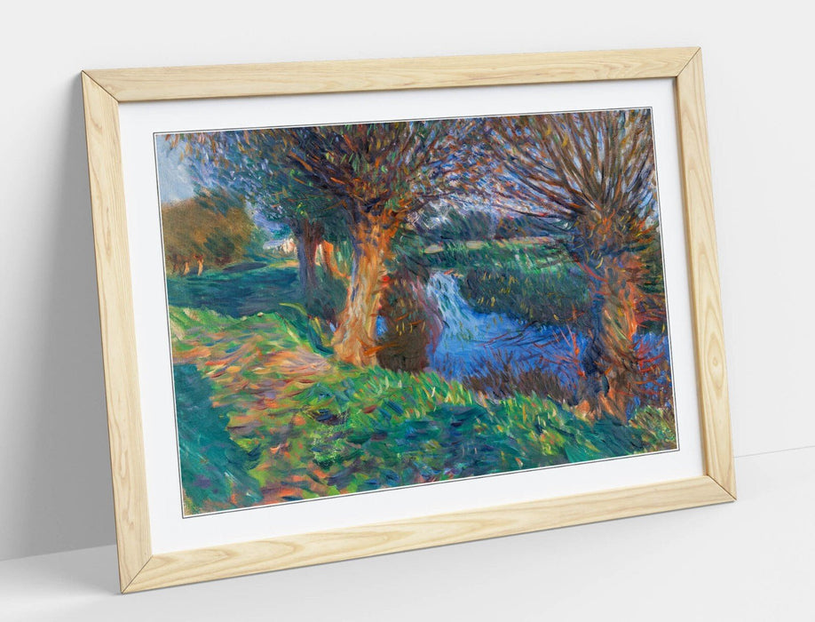 Framed Wall Art Poster - John Singer Sargent, At Calcot | Handmade UK Frame