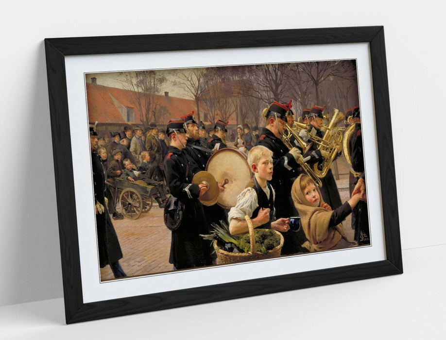 ERIK HENNINGSEN, CHANGING OF THE GUARD -ART FRAMED POSTER PICTURE PRINT ARTWORK