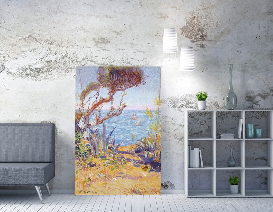 Canvas Wall Art – The Mediterranean by William Dodge | Handmade Stretched Canvas Print