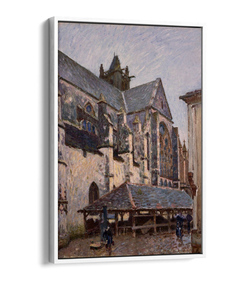 Canvas Wall Art Print Featuring Alfred Sisley | Float Effect Premium Canvas Frame