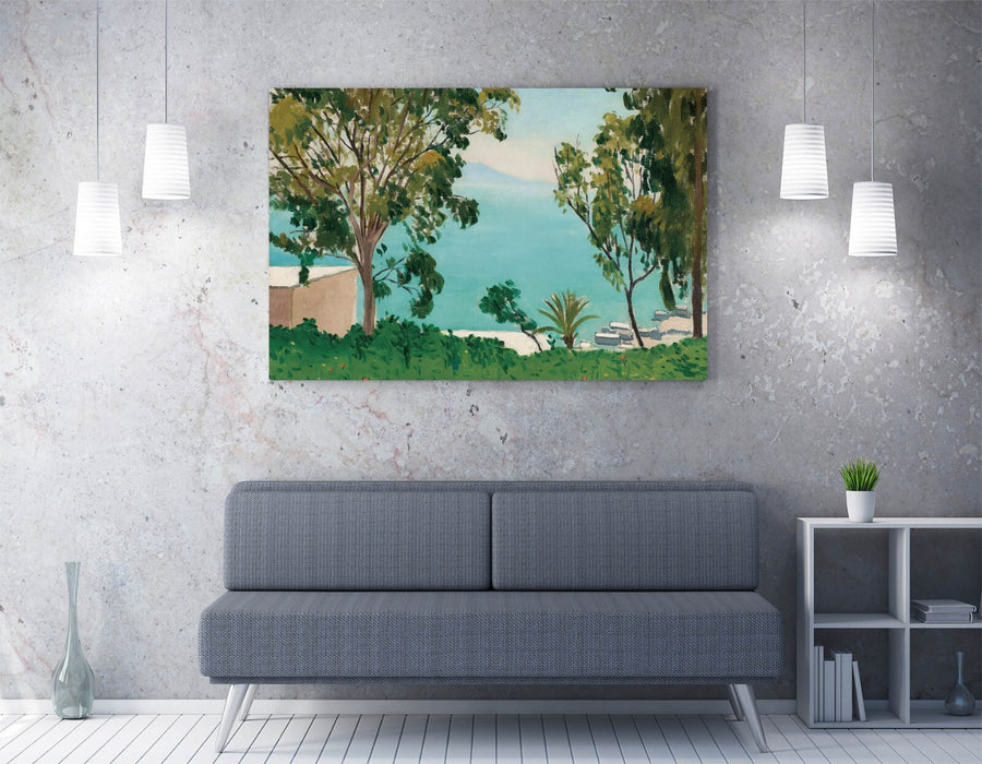 Canvas Wall Art – Albert Marquet Beach Scene Through Trees | Premium Handmade Print