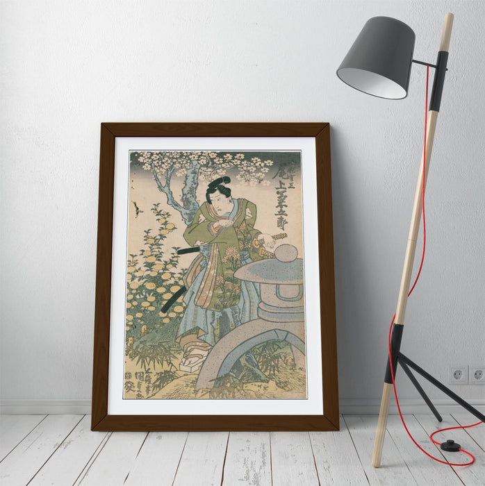 Samurai Wall Art - Utagawa Kunisada Framed Art Print | UK Handmade Poster