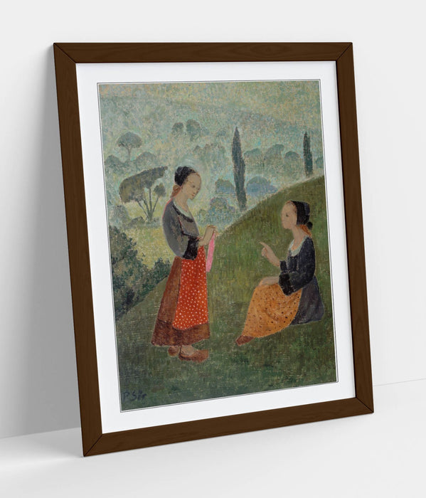 Framed Wall Art Poster - Paul Serusier Morning Mists Painting | Handmade UK Frames