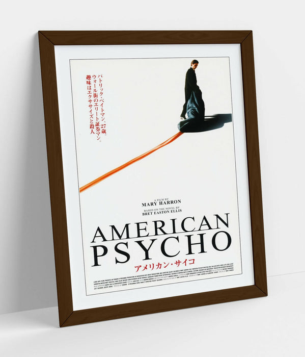 American Psycho Film Poster – Framed Wall Art | Handmade UK Art Print