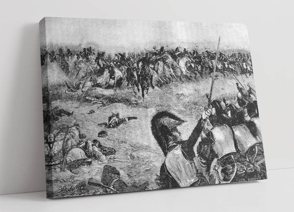 Waterloo Canvas Art - Battle Canvas Print | Premium Ready To Hang Wall Artwork