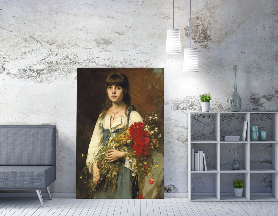 ALEXEI HARLAMOV, SUMMERTIME -CANVAS WALL ARTWORK PICTURE PRINT
