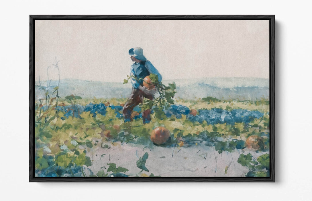 Canvas Wall Art Print - Winslow Homer For Farmer's Boy | Float Effect Canvas UK