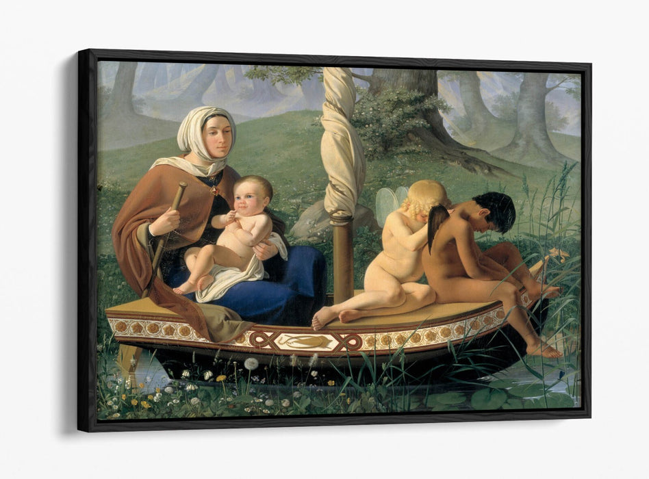 Canvas Wall Art - Handmade Float Effect Canvas Print With 30mm Deep Frame