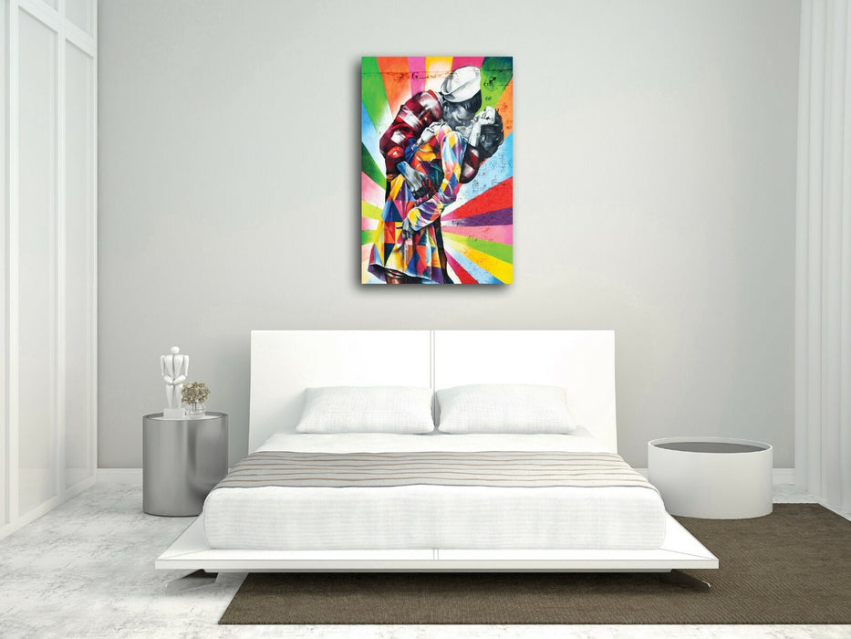 CANVAS WALL ART PRINT ARTWORK FRAMED POSTER Graffiti Street Banksy Style Sailor