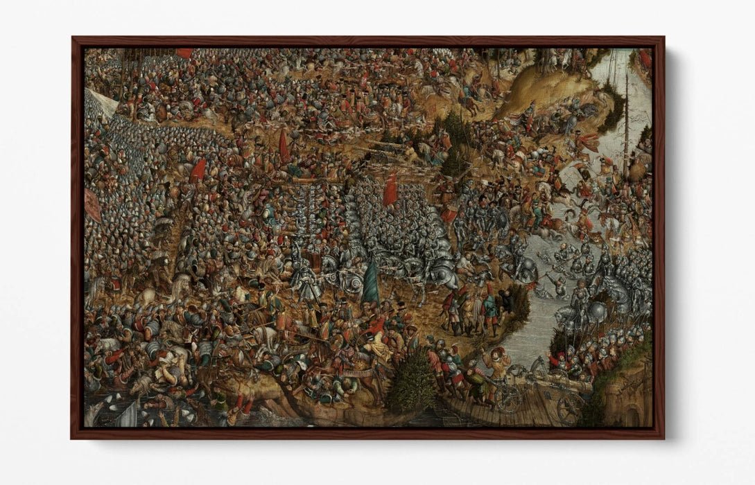 Canvas Wall Art | Handmade Float Effect Canvas Print Of Battle Of Orsha