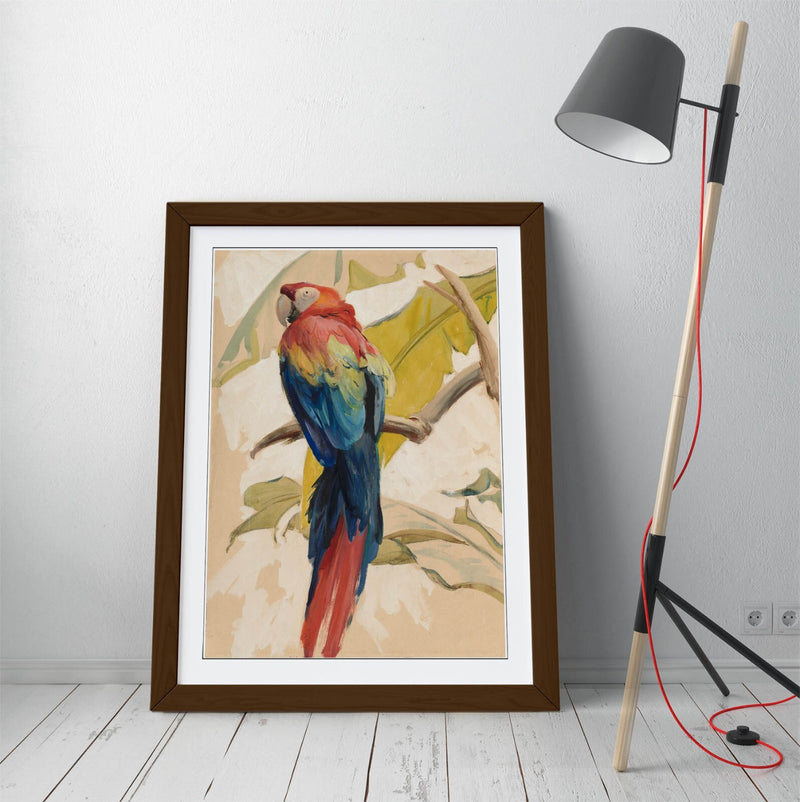 Framed Wall Art Poster - Henry Keller, Old Grumpy – Handmade Matte Paper Print