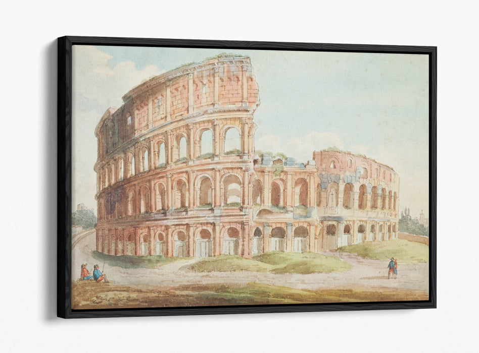 Canvas Wall Art Print – Colosseum Rome Float Effect Canvas Art With Premium Varnish Finish