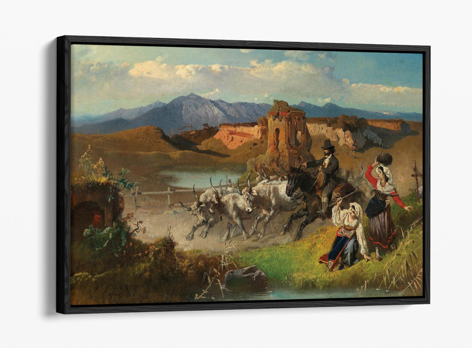 Float Effect Canvas Art - Premium Handmade Wall Decor With Custom Deep Frame