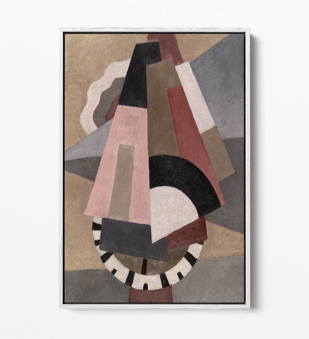 MARSDEN HARTLEY, PROVINCETOWN -FLOAT EFFECT CANVAS WALL ART PRINT