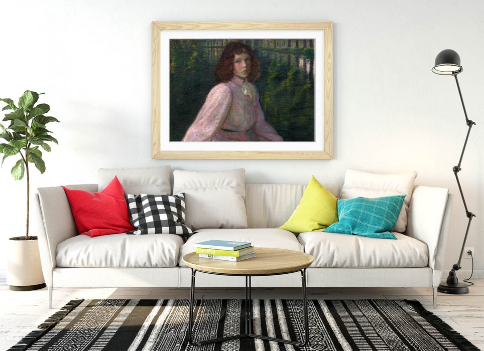 Framed Wall Art – Lilla Cabot Perry River Bend Painting | Handmade Wall Decor, UK Made Frames
