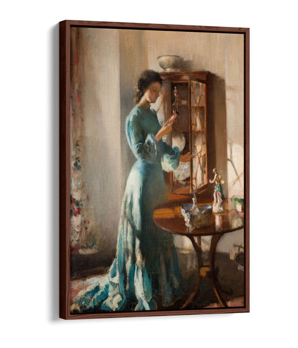 Canvas Wall Art | Henry Tonks The China Cabinet – Premium Float Effect Print