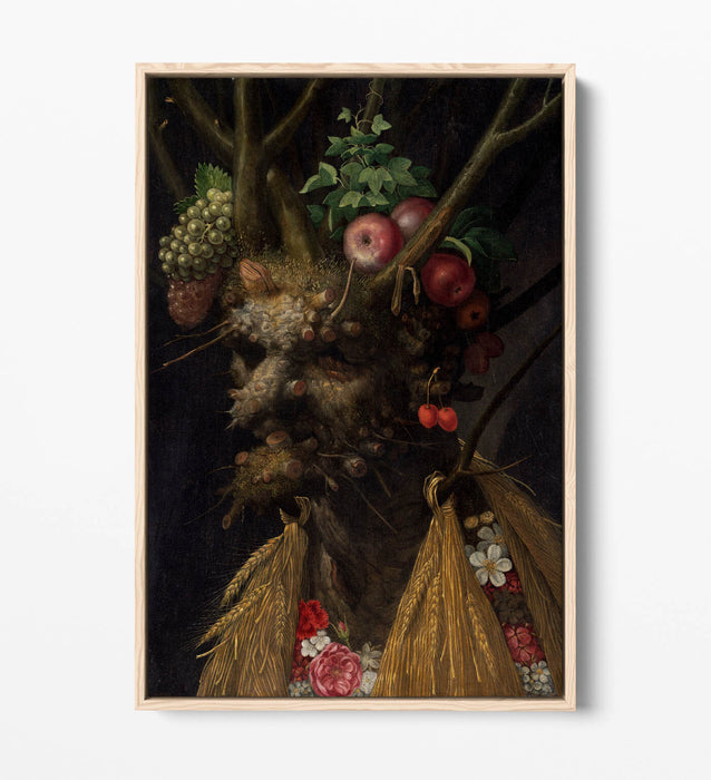 Canvas Wall Art Print - Four Seasons Artwork on Float Effect Canvas, Ready to Hang