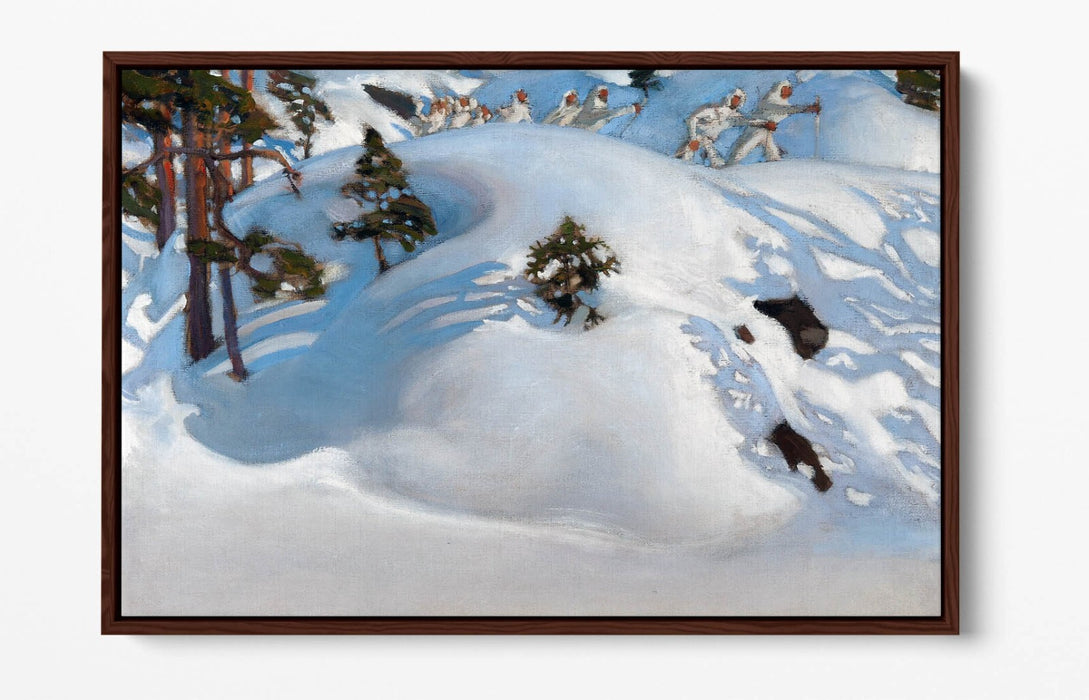 ASKELI GALLEN-KALLELA, FEBRUARY VISION -FLOAT EFFECT CANVAS WALL ART PRINT