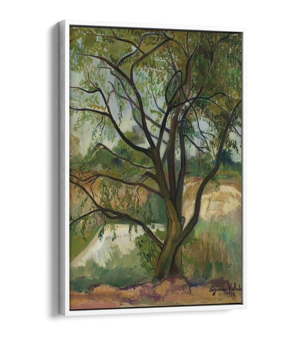 Canvas Wall Art - Suzanne Valadon The Tree | Float Effect Handmade Print