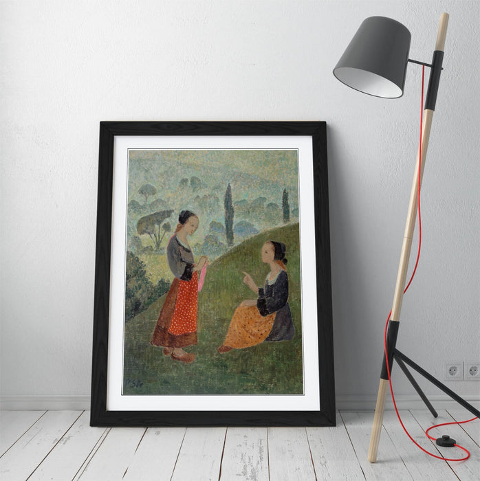 Framed Wall Art Poster - Paul Serusier Morning Mists Painting | Handmade UK Frames