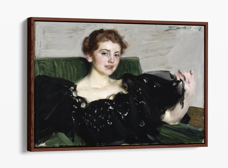 Float Effect Canvas - Lucy Turner Joy by Anders Zorn | Premium Ready To Hang Wall Art