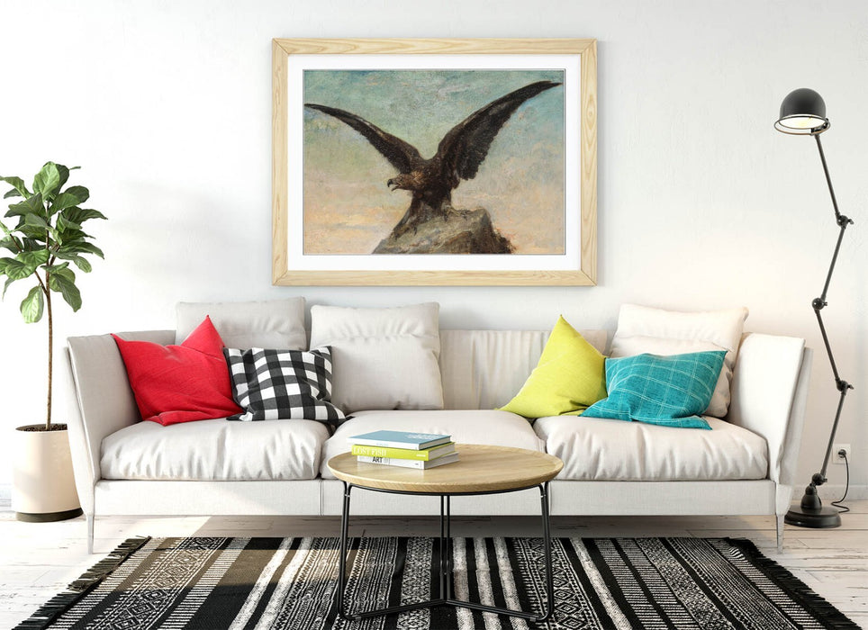 Framed Wall Art - Carl Gustav Carus Eagle Poster Print | Matte Paper, Ready To Hang