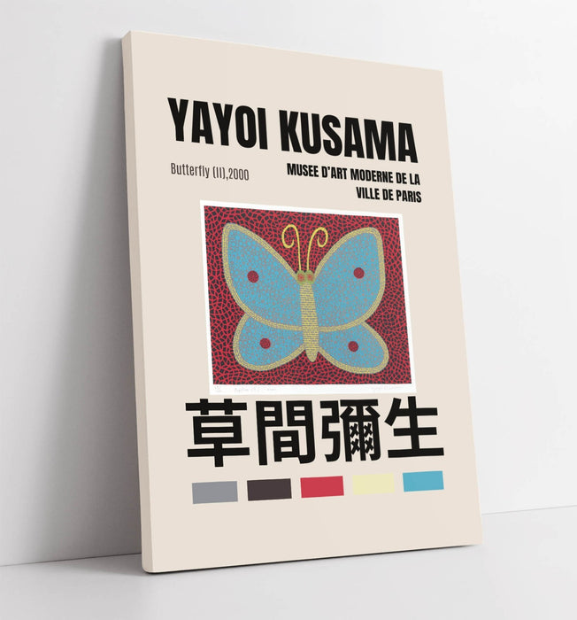Canvas Wall Art - Yayoi Kusama Butterfly Contemporary Home Decor Print