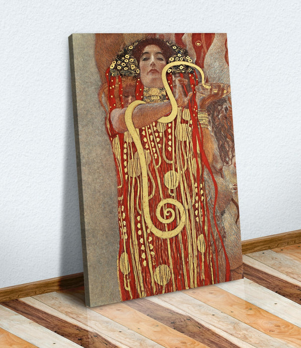 CANVAS WALL ART PRINT ARTWORK PICTURE FRAMED POSTER Gustav Klimt Hygieia Goddess