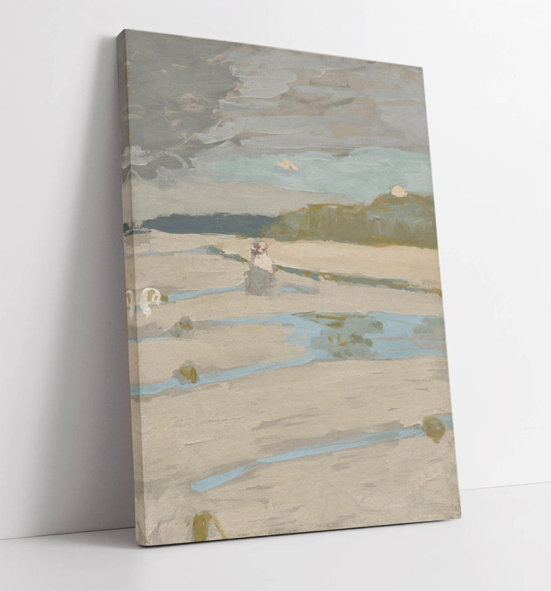 Canvas Wall Art – Edouard Vuillard Beach At Saint-Jacut | Handmade Premium Print